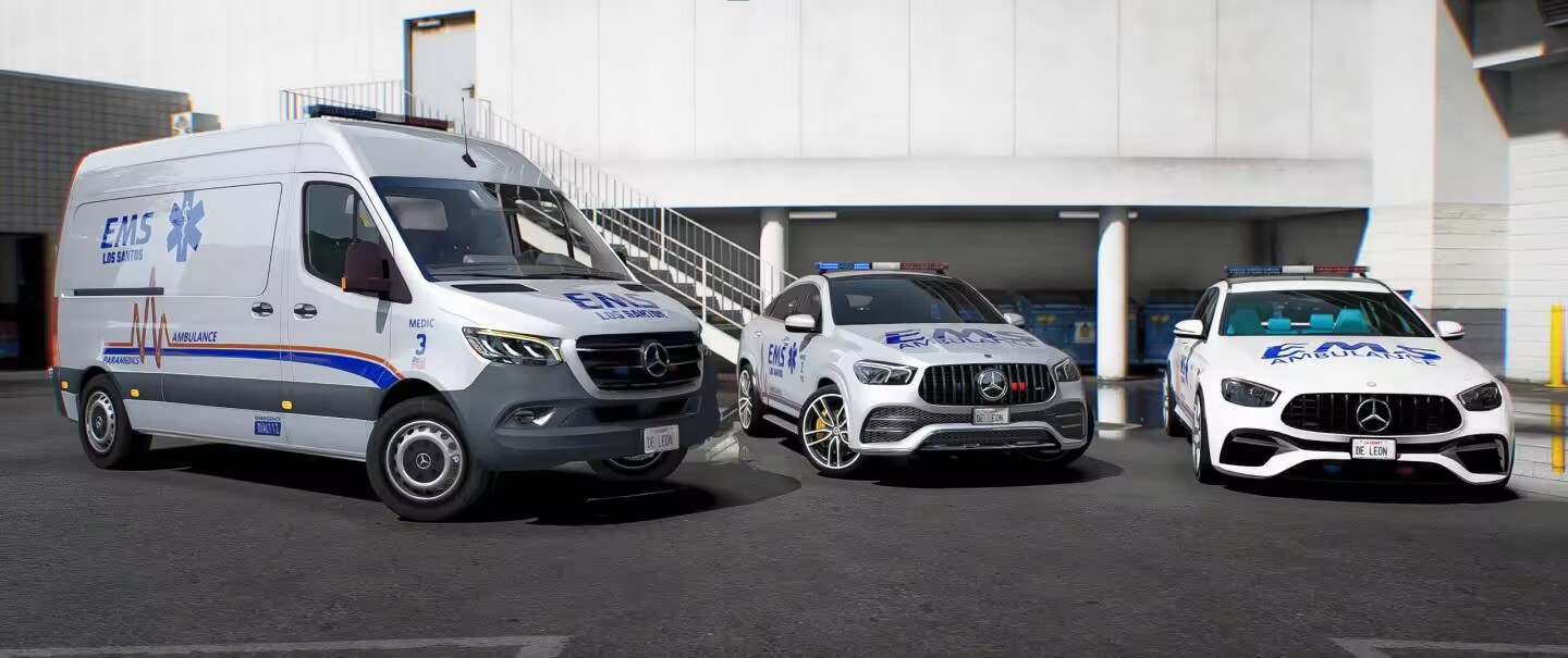 超全医护车包免费分享-Fivem百事通